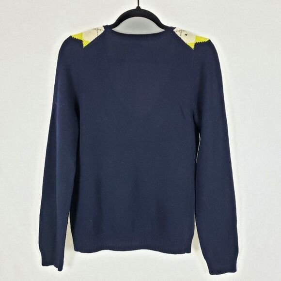 J. Crew Argyle Sweater Lot Womens M Dark Academia Y2K Preppy Old Money - Picture 7 of 12
